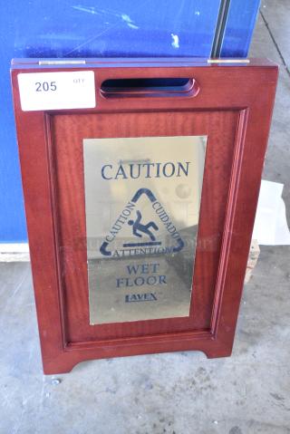 BRAND NEW SCRATCH AND DENT! Wet Floor Caution Sign.