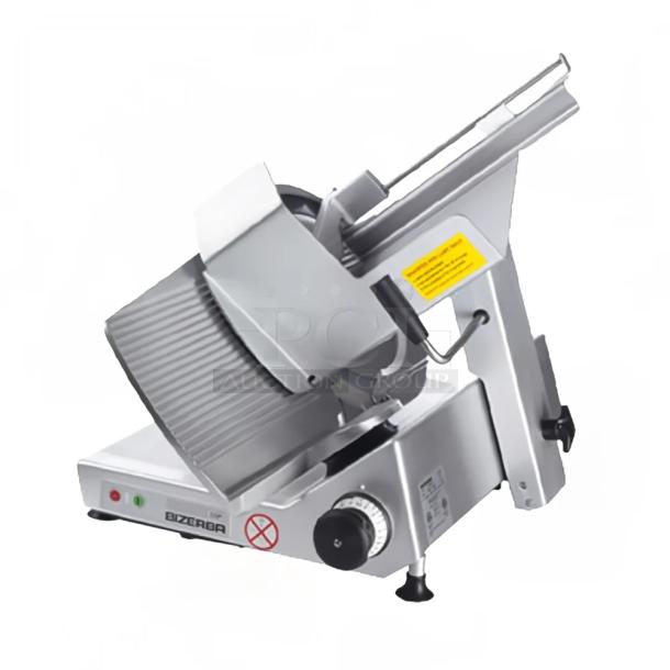 BRAND NEW SCRATCH AND DENT! 2024 Bizerba GSP H Metal Commercial Countertop Meat Slicer. 120 Volts, 1 Phase. Tested and Working! - Image 1 of 8