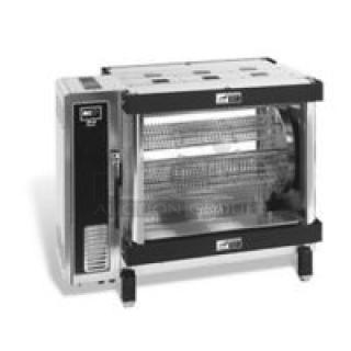 BRAND NEW IN CRATE! BKI DR34 Stainless Steel Commercial Electric Powered Double Rotating Rotisserie Oven. 208 Volts, 3 Phase.