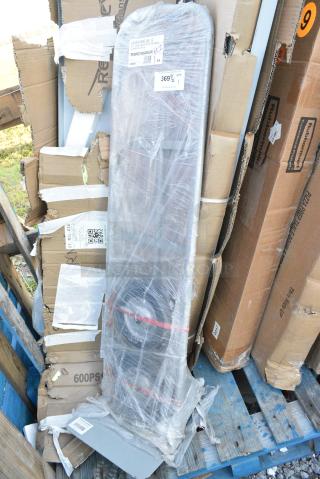 BRAND NEW SCRATCH AND DENT! 503HDTH600GR 600 lb. Gray Hand Truck With 10" Solid Rubber Wheels. May Be Missing Pieces.