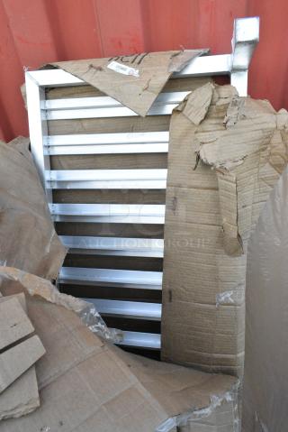 BRAND NEW SCRATCH AND DENT! Metal Pan Rack. May Be Missing Pieces.