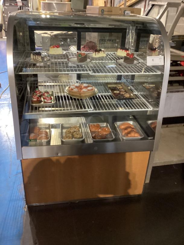 Craig Table Top Bakery Display Case W/Dome Glass
 36 X 31-1/2 x 51-1/2
**Desserts Not Included** - Image 2 of 4