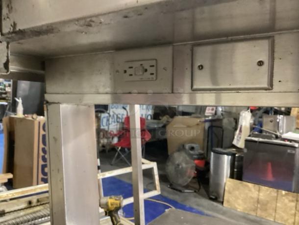 Randell Stainless Steel Dual-Sided Work Island/Cold Buffet Bar. 
Multi-Pan Prep Table W/Two-Door and Two Drawers  Refrigerated Storage. Tested And Working. 
84 x  46/52 x 58 - Image 9 of 14