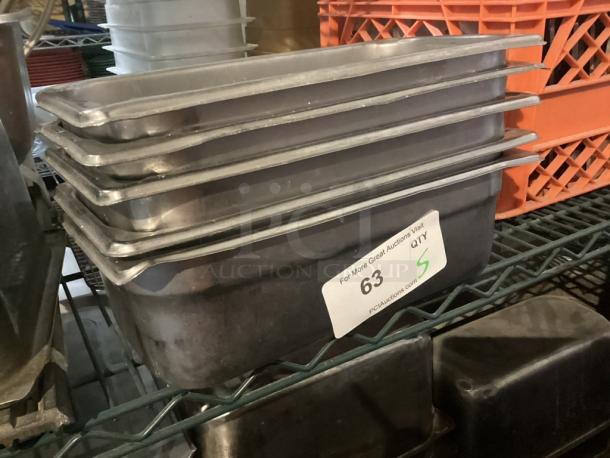Stainless Steel Drop Pan 
12-1/2 x 7 x 4 
Your Bid x 5 - Image 1 of 2