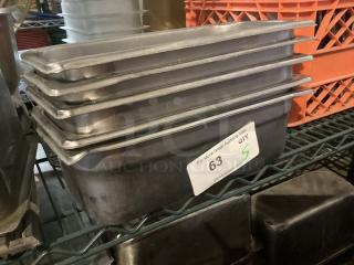 Stainless Steel Drop Pan 
12-1/2 x 7 x 4 
Your Bid x 5