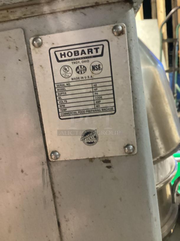 Hobart Mixer, W/Bowl and Attachments - Image 2 of 3