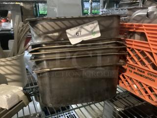 Stainless Steel Drop Pan 
 12-1/2 x 7 x 6 
Your Bid x 6