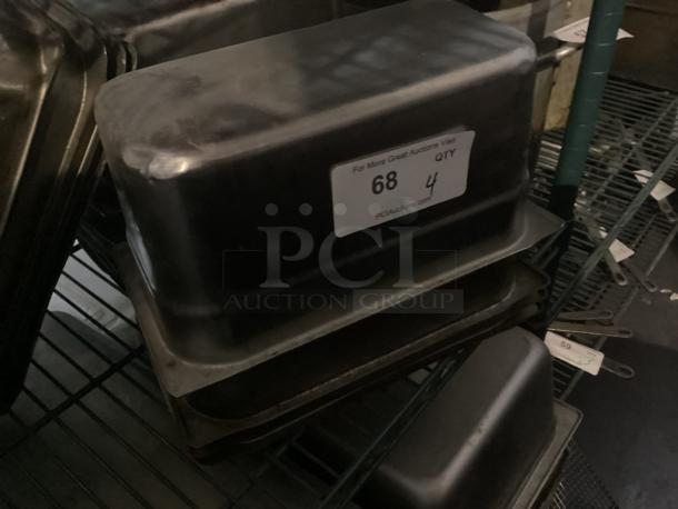 Stainless Steel Drop Pan 
 12-1/2 x 7 x 6 
Your Bid x 4 - Image 1 of 1