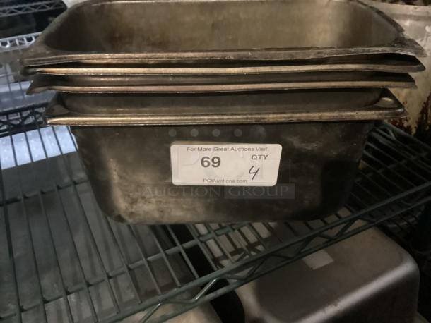Stainless Steel Drop Pan 
 12-1/2 x 10-1/2 x 4 
Your Bid x 4 - Image 1 of 1