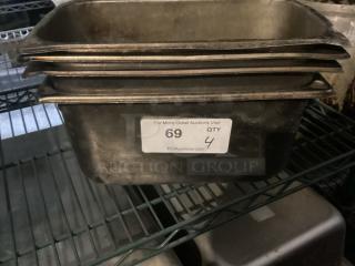 Stainless Steel Drop Pan 
 12-1/2 x 10-1/2 x 4 
Your Bid x 4