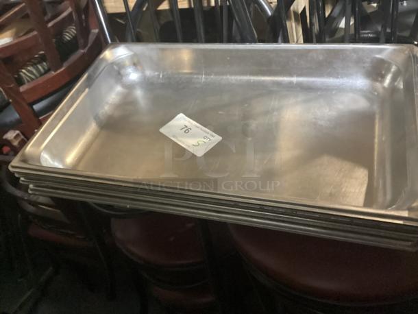 Stainless Steel Drop Pan 
 21 x 13 x 2 
Your Bid x 5 - Image 1 of 1