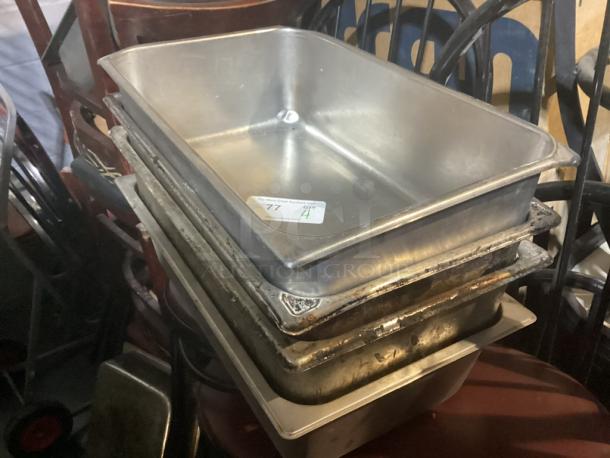 Stainless Steel Drop Pan 
 21 x 13 x 6 
Your Bid x 4 - Image 1 of 2