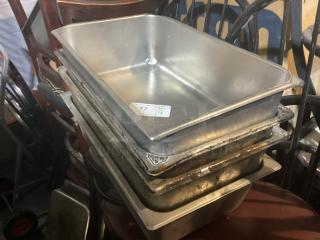Stainless Steel Drop Pan 
 21 x 13 x 6 
Your Bid x 4