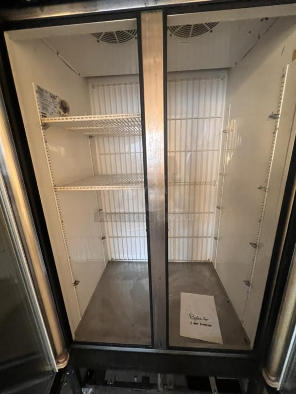 True Two Door Reach in Freezer on Casters, 220V, Not Tested 
Model# GDM-35F
39 x 30 x 84 - Image 2 of 5
