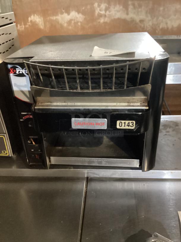 American X*Press  Toaster 
Model # XPRS
15-1/2 x 15-1/2 x  13 - Image 1 of 2