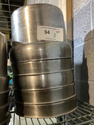 Steel 11” Soup Pot Inserts 
Qty 5 
Your Bid x 5