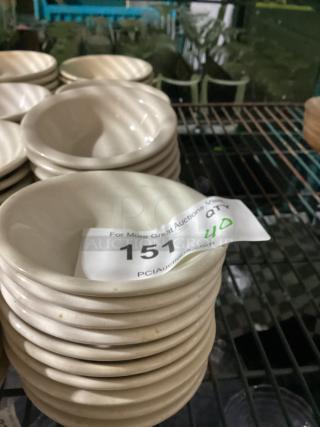 Finger/Sauce Bowls 
4-1/2”
Qty 40
Your Bid x 40