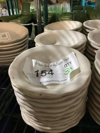 Scalloped Finger/Sauce Bowls 
4-1/2”
Qty 30
Your Bid x 30