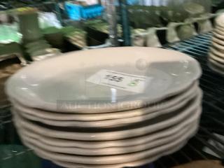 Scalloped Edged Oval Platter
12”
Qty 8
Your Bid x 8