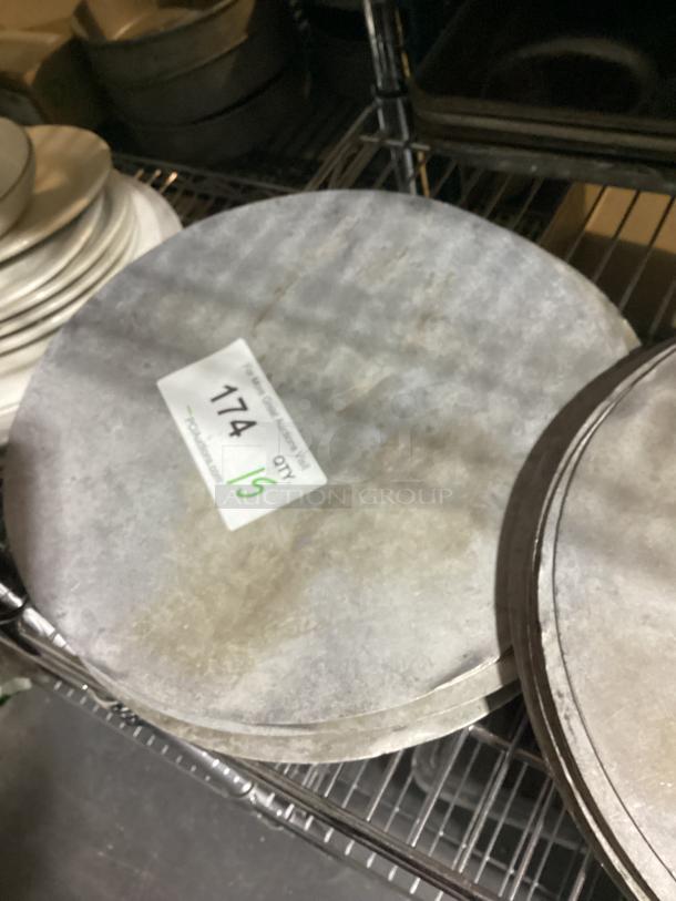 12” Round Standard Weight Aluminum Pizza Pan Separator
Qty 15
Your Bid x 15 - Image 1 of 1