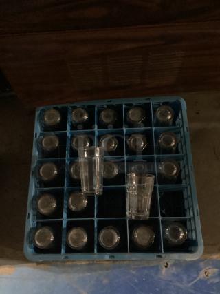 Dish Rack of Glasses 
Qty 25 
Your Bid x 25