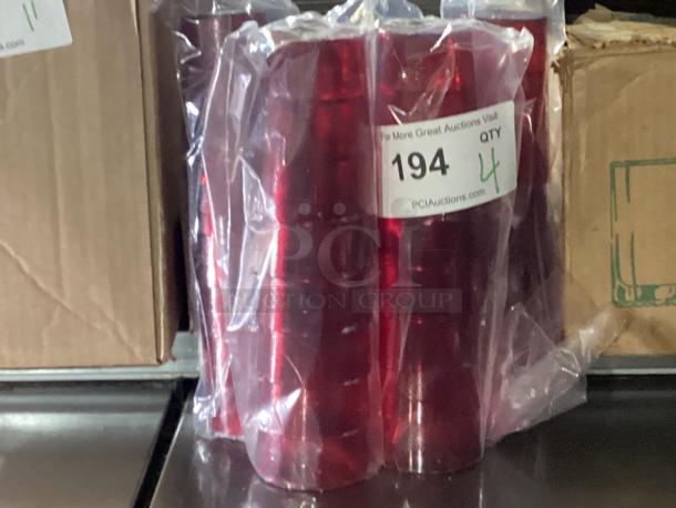 Sleeves of 6, Ruby 8oz Tumblers
Qty 4 
Your Bid x 4 - Image 1 of 1