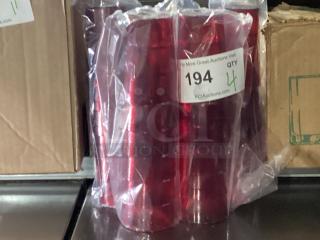 Sleeves of 6, Ruby 8oz Tumblers
Qty 4 
Your Bid x 4