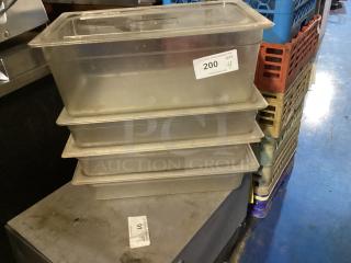 Storage Bins 
Qty 4 
Your Bid x 4