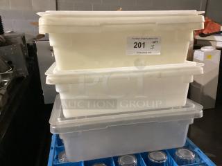 Storage Bins 
Qty 3 
Your Bid x 4