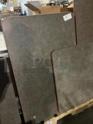 30 x 44-1/4 Dining Table W/Base 
Qty 2
Your Bid x 2