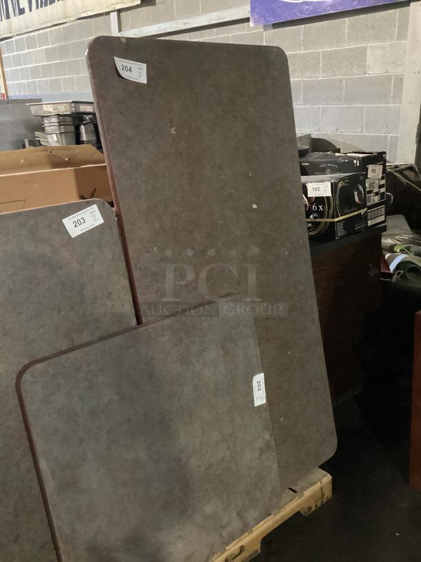 30 x 60-1/4 Dining Table W/Base 
Qty 5 
Your Bid x 5 - Image 1 of 1