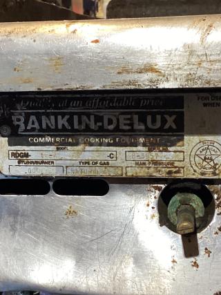 Rankin- D lux Small Flat Griddle . Natural Gas
Model # B-5957
13 x 27 x 11