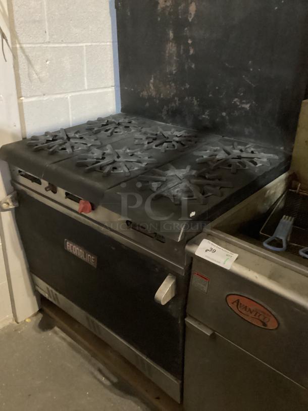 Ecoline 6 Burner Range W/Oven - Image 1 of 4