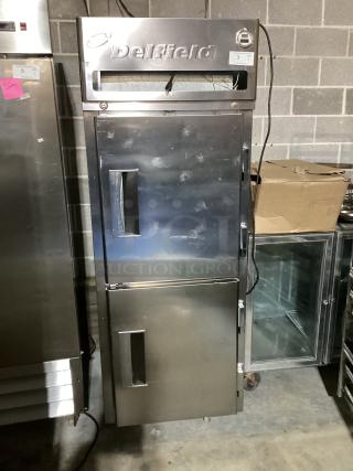 Delfield Stainless Steel One Section Pass-Thru Refrigerator, (4) Right Hinge Solid Doors, 115v
632 lbs
28 x 32-1/2 x 79