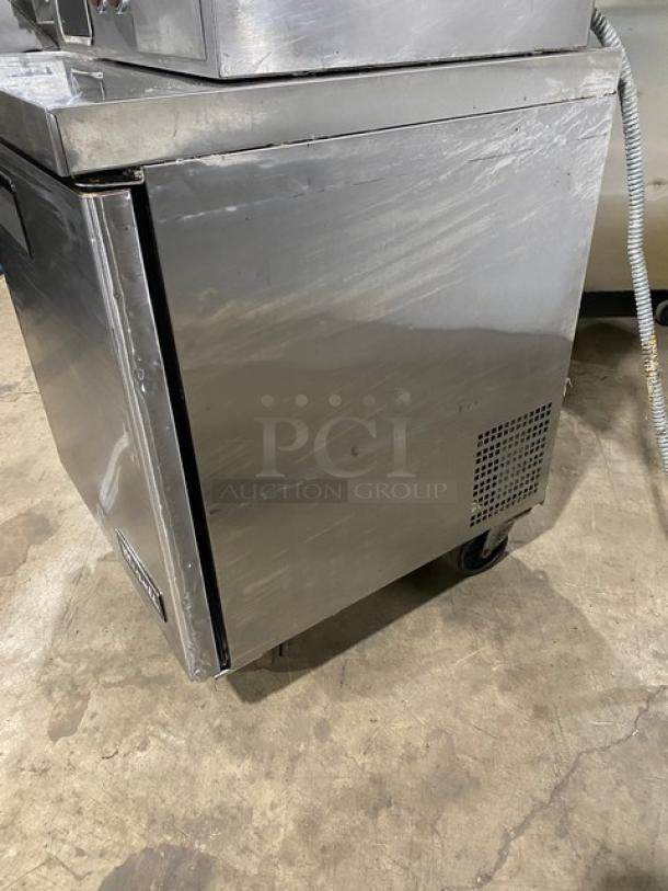 Migali Commercial Undercounter Single Door Reach In Freezer! All Stainless Steel! With Poly Coated Rack! On Casters! 115V 1 Phase! Model: C-U27F SN: C-U27F04216120900920006! - Image 2 of 7