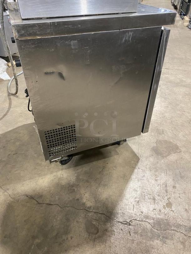 Migali Commercial Undercounter Single Door Reach In Freezer! All Stainless Steel! With Poly Coated Rack! On Casters! 115V 1 Phase! Model: C-U27F SN: C-U27F04216120900920006! - Image 4 of 7