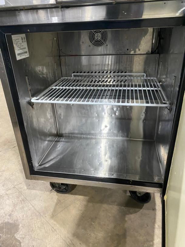 Migali Commercial Undercounter Single Door Reach In Freezer! All Stainless Steel! With Poly Coated Rack! On Casters! 115V 1 Phase! Model: C-U27F SN: C-U27F04216120900920006! - Image 5 of 7