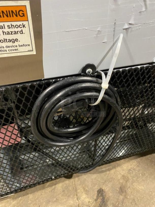 Optimum Refrigeration Commercial Double Sliding Glass Door Refrigerator Merchandiser! All Stainless Steel! With Poly Coated Racks! Model: SG-48x36x62! - Image 11 of 11