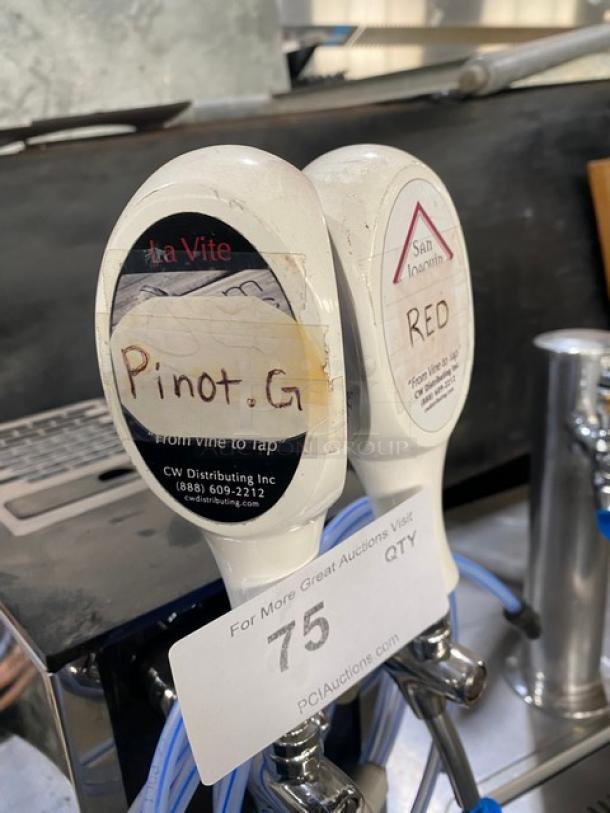 Lindr Commercial Stainless Steel Portable Countertop Beer & Beverage Chiller/Dispenser! With 2 Taps! 115V! Model: Flow Type Cooler SN: 1816! - Image 7 of 8