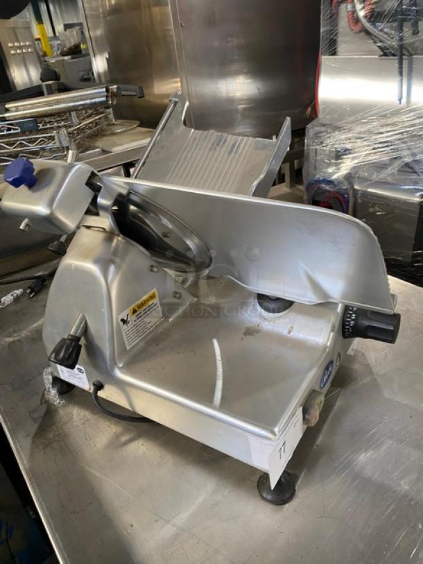 Globe Commercial Stainless Steel Countertop Meat Slicer! Model: G12 SN: 534060! 115V 1 Phase! On Legs! - Image 2 of 7