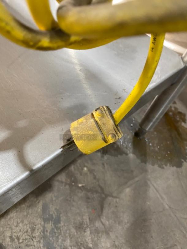 Wells Commercial Stainless Steel Single Pan Drop-In Hot Food Warmer! With Drain! With Thermostatic Control! With Back Splash! Model: MOD100TD SN: M1TD1211A0093! 120V! On Single Shelf Stand With Legs! - Image 7 of 7