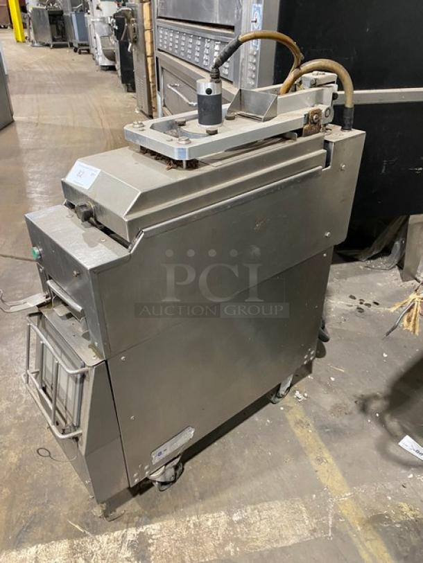 Garland Chick-Fil-A Style Commercial Stainless Steel Electric Powered Dual Side Clamshell Broiler! Model: CXBE12 SN: 1403100100957! 208V 3 Phase! On Casters! - Image 3 of 10