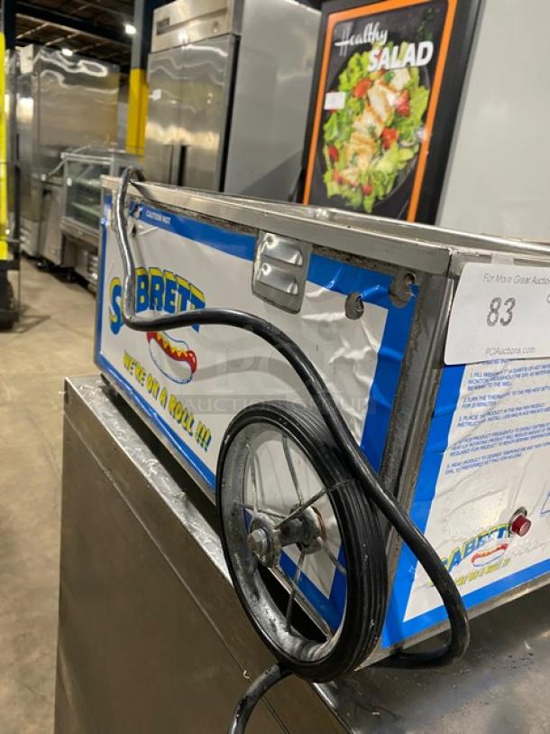 Nemco Commercial Stainless Steel Countertop Mini Hotdog Steamer Cart! Model: 6550-SB1 SN: G09-010! 120V! On Legs! - Image 3 of 8