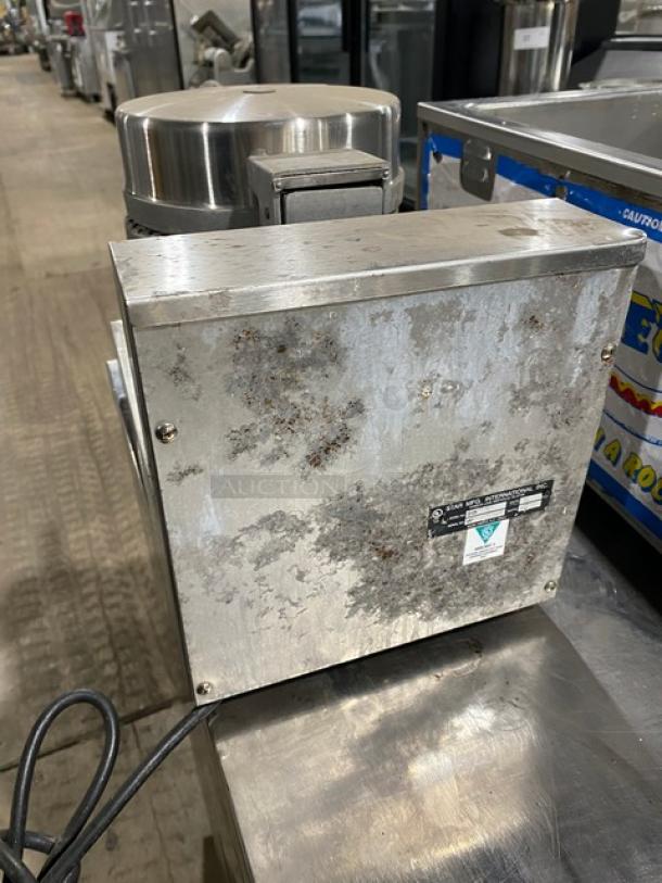 Star Commercial Countertop Stainless Steel Single Round Waffle Cone Maker! 240V! Model: SW600 SN: WEB09750! - Image 3 of 8