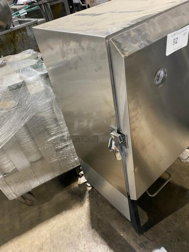 New! Silver King Commercial Stainless Steel Countertop Refrigerated Milk Dispenser! With 2 Valves! Model: SKMAJ2/ESUS4! On Legs! - Image 3 of 7