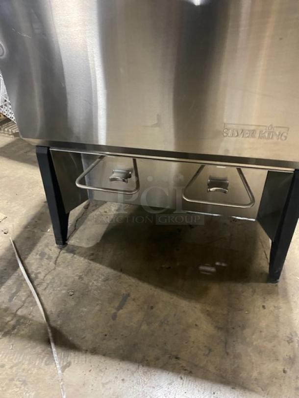 New! Silver King Commercial Stainless Steel Countertop Refrigerated Milk Dispenser! With 2 Valves! Model: SKMAJ2/ESUS4! On Legs! - Image 4 of 7