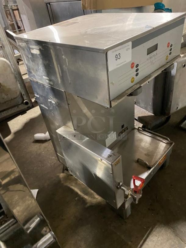 Bunn Starbucks Style Commercial Stainless Steel Countertop Soft Heat Dual Coffee Brewer! With Hot Water Dispenser! On Legs! 120/208V 1 Phase! Model: DUAL SH DBC, 120/208GRY(SBUX)! - Image 3 of 6