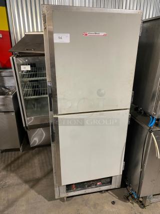 Metro Flavor Hold Series Commercial Insulated 2 Door Hot Food Warmer/Proofing Cabinet! With Built In Pan Rack! Model: HM2000 SN: H20W-29180! 120V! On Casters!