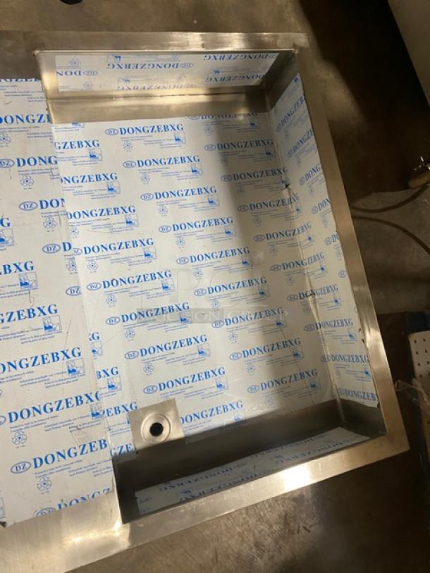 New! Commercial Stainless Steel 6 Hole Steam Table Adapter Plate! With Hot Well & Drain Hole! - Image 3 of 5