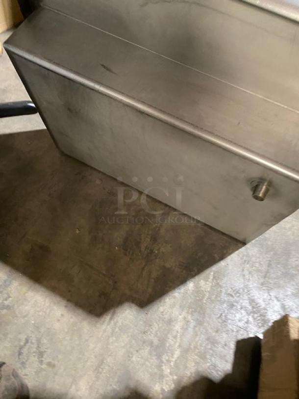 New! Commercial Stainless Steel 6 Hole Steam Table Adapter Plate! With Hot Well & Drain Hole! - Image 4 of 5